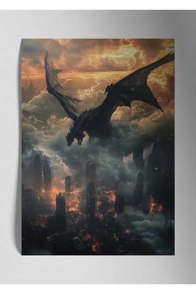 DragonCity - Metal Poster Tablo ürün görseli 1