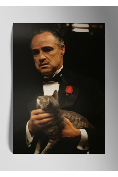 The Godfather - Baba - Metal Tablo ürün görseli 1