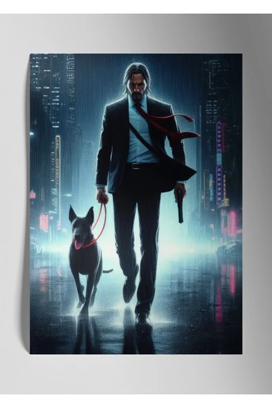 John Wick - Metal Tablo ürün görseli 1
