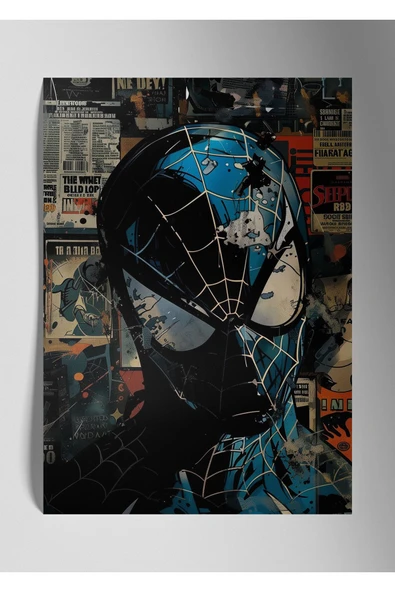 Metal Baskı Marvel Parlak Duvar Tablosu - Spiderman Örümcek Adam ürün görseli 1