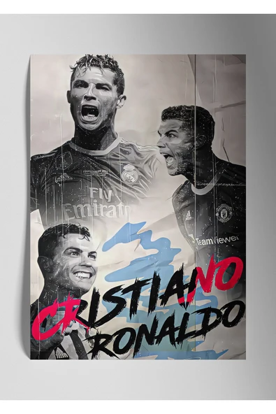 Cristiano Ronaldo CR7 - Metal Poster Tablo ürün görseli 1