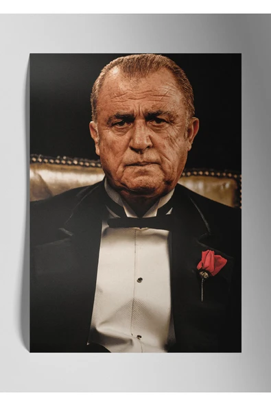 Terim Godfather - Metal Duvar Tablosu - Fatih Terim, The Baba ürün görseli 1