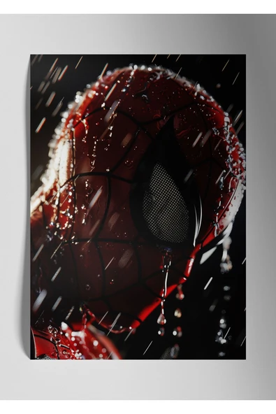 Metal Baskı Marvel Parlak Duvar Tablosu - Spiderman Örümcek Adam ürün görseli 1