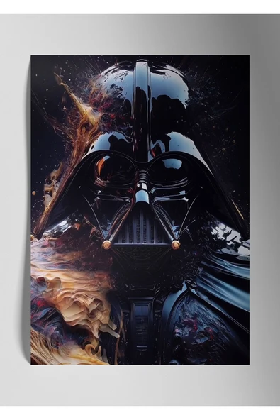 Darth Vader Starwars - Metal Poster Tablo ürün görseli 1