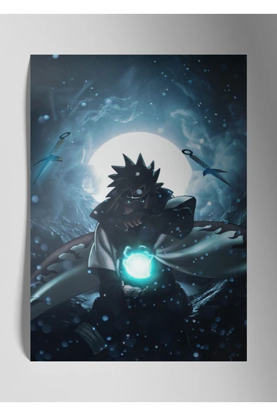 Metal Baskı Parlak Anime Duvar Tablosu - Naruto Uzamaki ürün görseli 1