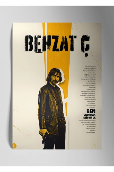 Behzat Ç. - Metal Poster Tablo ürün görseli 1