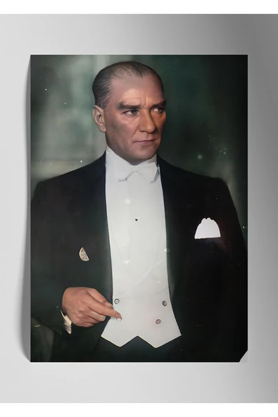Atatürk - Metal Poster Tablo ürün görseli 1