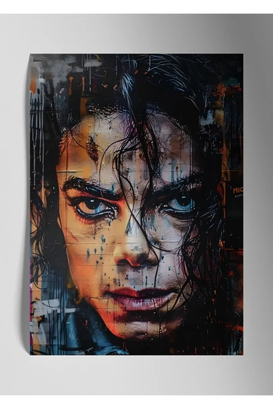 Metal Baskı Parlak Duvar Tablosu - Michael Jackson ürün görseli 1