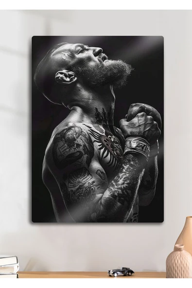 Conor McGregor UFC - Parlak Metal Baskı Tablo ürün görseli 1