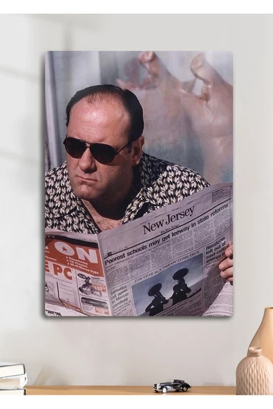 Tony Soprano, The Sopranos - Metal Baskı Parlak Tablo ürün görseli 1