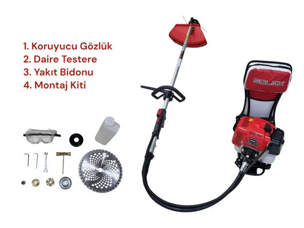 SOLAX BG520 MOTORLU SIRT TIRPAN - Resim 4