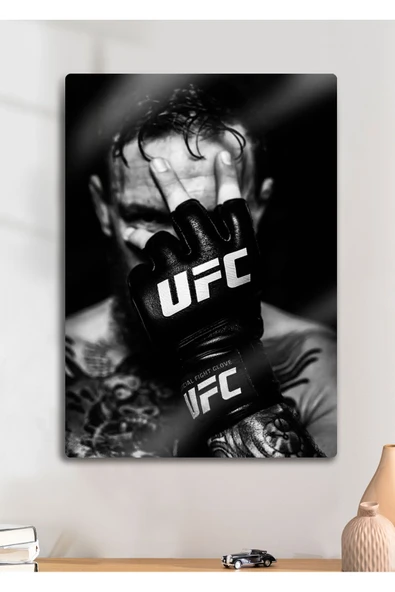 Conor McGregor, UFC - Parlak Metal Baskı Tablo ürün görseli 1