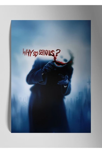 Joker Why So Serious - Metal Tablo ürün görseli 1