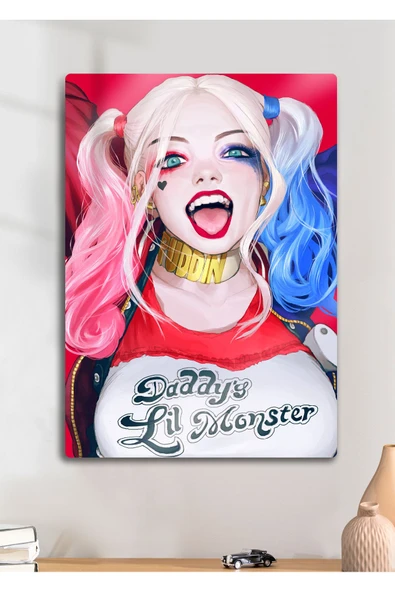 Harley Quinn, Suicide Squad - Metal Baskı Parlak Tablo ürün görseli 1