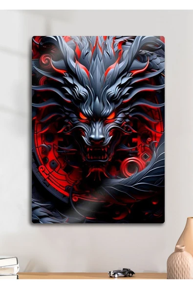 Aslan Lion - Metal Duvar Tablosu ürün görseli 1