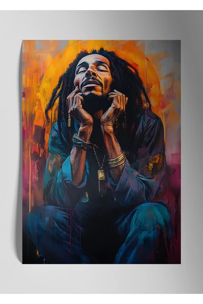Bob Marley - Metal Tablo ürün görseli 1