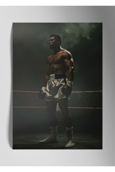 Muhammed Ali - Metal Tablo ürün görseli 1