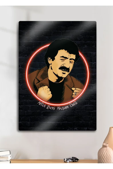 Müslüm Gürses, Baba - Dekoratif Metal Tablo ürün görseli 1