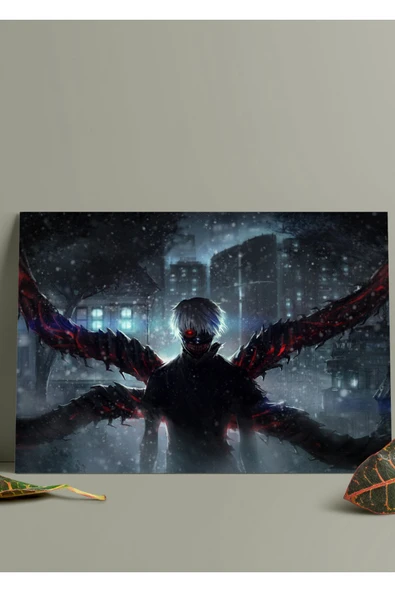 Ken Kaneki Anime - Metal Tablo - Resim 2