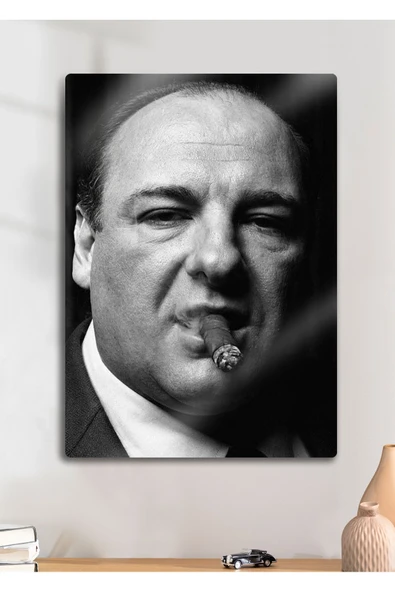 Tony Soprano, The Sopranos - Metal Baskı Parlak Tablo ürün görseli 1