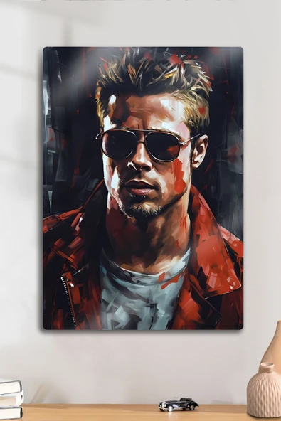 Metal Baskı - Fight Club, Dövüş Kulübü, Tyler Durden, Dekoratif Tablo ürün görseli 1
