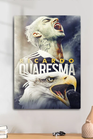 Metal Baskı, Ricardo Quaresma B.JK - Parlak Dekoratif Sporcu Duvar Tablosu ürün görseli 1
