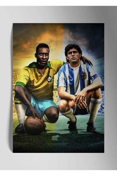 Pele / Maradona - Tablo ürün görseli 1