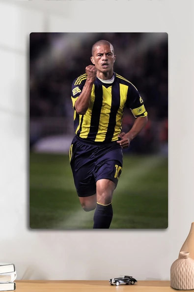 Metal Tablo, Sporcu, Futbol Hediyelik Tablo - Alex de Souza, Fener f.b. ürün görseli 1