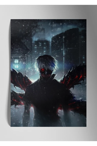 Ken Kaneki Anime - Metal Tablo ürün görseli 1