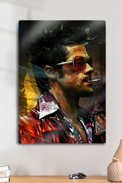 Metal Baskı - Fight Club, Dövüş Kulübü, Tyler Durden, Dekoratif Tablo ürün görseli 1