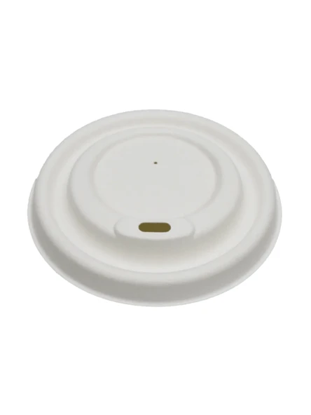 Şeker Kamışından Ekolojik Bardak Kapağı 80mm - 50 Adet ürün görseli 1