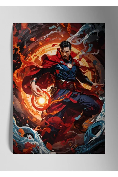 Doctor Strange Marvel - Metal Poster Tablo ürün görseli 1
