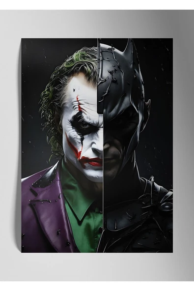 Batman / Joker - Metal Tablo ürün görseli 1
