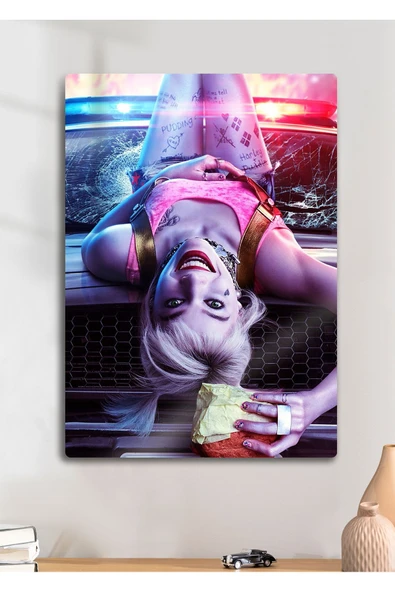 Harley Quinn, Suicide Squad - Metal Baskı Parlak Tablo ürün görseli 1