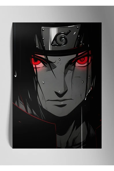 İtachi Uchiha Naruto Anime - Metal Tablo ürün görseli 1