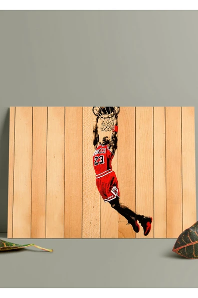 Michael Jordan, Metal Baskı Parlak Duvar Tablosu - Resim 2