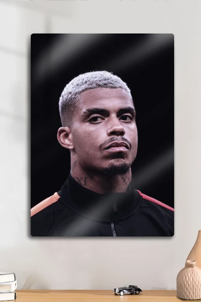 Metal Baskı - Mario Lemina, Sarı Kırmızı, Lems Jr. Dekoratif Tablo ürün görseli 1