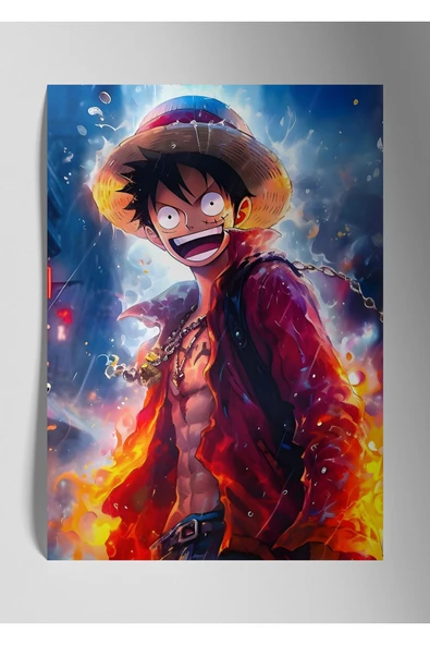 Monkey D. Luffy - Metal Tablo ürün görseli 1