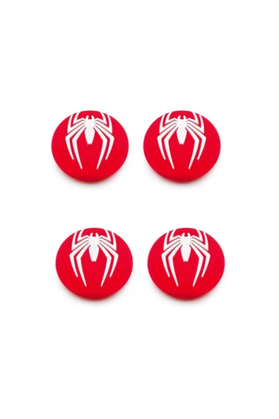 Desenli Ps5/ps4/ps3 Analog Koruyucu Silikon Pad-spider Man ürün görseli 1