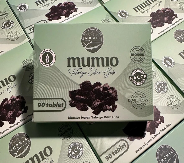 Mumiyo Shilajit Takviye Edici Gıda 1 Kutu 3x30 Tablet (Toplam 90 Tablet) ürün görseli 1
