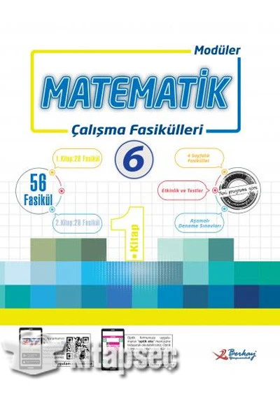 Berkay Yayıncılık 6. Sınıf Matematik Çalışma Fasikülleri Berkay Yayıncılık ürün görseli 1