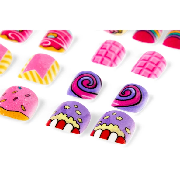Create It Takma Tırnak Seti - Popcorn - Candy Explosion - Resim 2