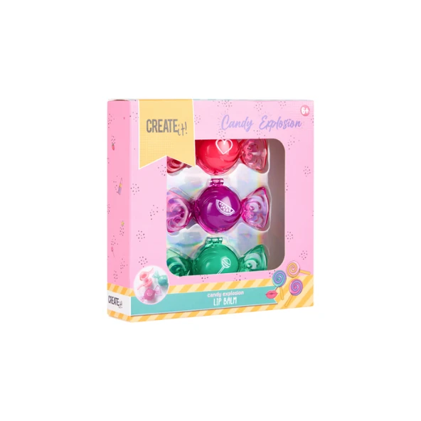 Create It 3'lü Dudak Balmı Seti - Candy Explosion - Resim 3
