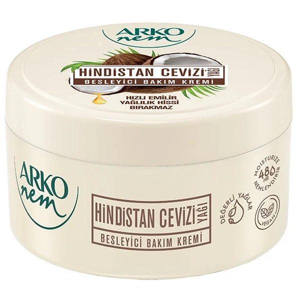 Arko Nem Değerli Yağlar Hindistan Cevizi Krem 250 ml ürün görseli 1