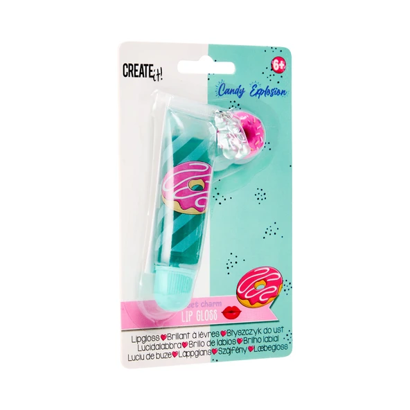 Create It Süslü Dudak Parlatıcısı - Yeşil - Candy Explosion ürün görseli 1