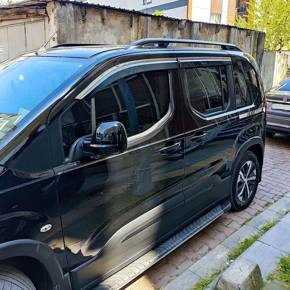 Opel Combo E Kasa Kromlu Cam Rüzgarlığı 2019-Sonrasi A+ Yeni Dizayn ürün görseli 1