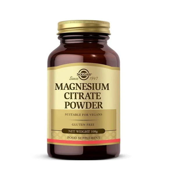 Solgar Magnesium Citrate Powder Toz 108 GR ürün görseli 1