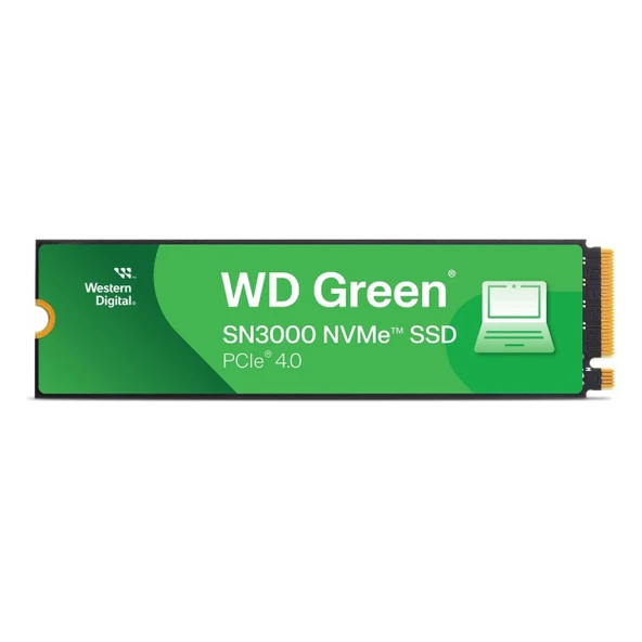 WD Green SN3000 WDS200T4G0E 2TB (5000/4200MB/s) M.2 2280 PCIe 4.0 NVMe SSD ürün görseli 1