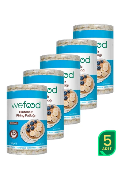 Wefood Pirinç Patlağı 100 gr 5''li ürün görseli 1