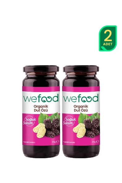 Wefood Organik Dut Özü 315 gr 2'li ürün görseli 1